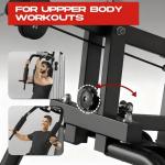 Compact Home Gym Machine with 100LB Weights