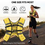 APEXUP 15lbs Weighted Vest for Workouts