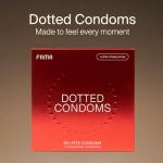 FAMA Extra Sensitive Latex Dotted Condoms 36 Pack