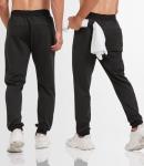 3 Pack Men's Tapered Sweatpants with Zip Pockets