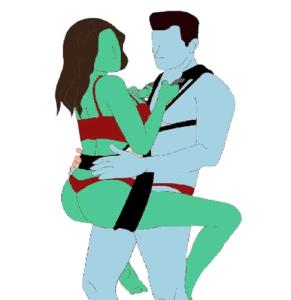 Thigh Harness Bondage Kit with Handcuffs