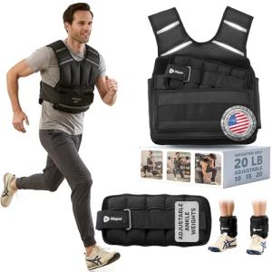 Adjustable Weighted Vest with Ankle Weights