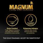 TROJAN Magnum Lubricated XL Condoms - 12 Pack