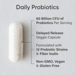 Daily Probiotics for Gut Health - 30 Vegan Capsules