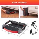 ZELUS 2-in-1 Ab Machine with Resistance Bands