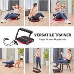 ZELUS 2-in-1 Ab Machine with Resistance Bands