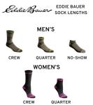Eddie Bauer Men's Moisture Control Crew Socks - 6 Pack