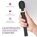 Powerful Waterproof Silicone Wand Massager for Men