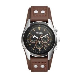 Fossil Men's Coachman Chronograph Watch - Silver/Brown