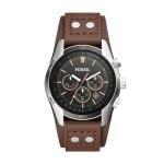 Fossil Men's Coachman Chronograph Watch - Silver/Brown