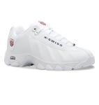 K-Swiss Men's ST329 CMF Sneakers in White/Navy/Red