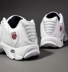 K-Swiss Men's ST329 CMF Sneakers in White/Navy/Red