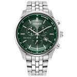Citizen Men's Eco-Drive Chronograph Watch, Green Dial
