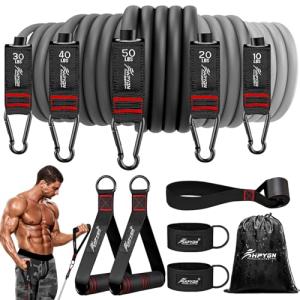 HPYGN Resistance Bands Set for Men's Workouts