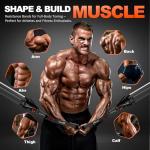 HPYGN Resistance Bands Set for Men's Workouts