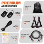 HPYGN Resistance Bands Set for Men's Workouts