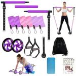 Portable Pilates Bar Kit with Resistance Bands