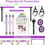 Portable Pilates Bar Kit with Resistance Bands