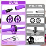 Portable Pilates Bar Kit with Resistance Bands