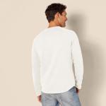 Slim-Fit Long-Sleeve Henley Shirt for Men