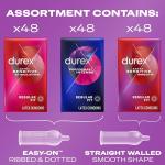 Durex Adventure Condom Variety Pack, 144 ct