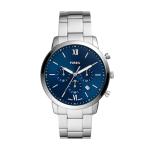 Fossil Men's Neutra Chronograph Watch in Silver/Blue