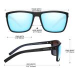 Lightweight Polarized Sunglasses for Men - UV400 Protection