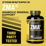 Primaforce ZMA Supplement - 180 Capsules