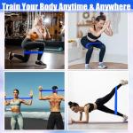 Deekin 50 Pcs Resistance Bands for Home Fitness