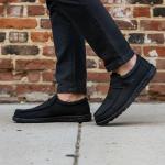 HEYDUDE Men's Wally Stretch Canvas Slip-On Loafers