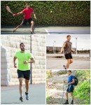 Men's 2-in-1 Running Shorts - 4 Pack Set