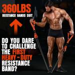 Heavy Resistance Bands Set for Muscle Training