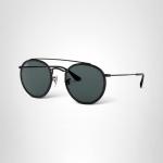 Ray-Ban RB3647N Double Bridge Round Sunglasses