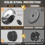 KISS GOLD Adjustable Dumbbell Set for Strength Training