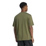 adidas Men's Big Logo T-Shirt in Olive Black