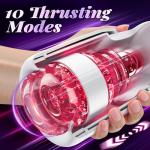 Men's Masturbator with 10 Thrusting & Licking Modes