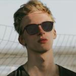 CARFIA Black Retro Polarized Sunglasses for Men