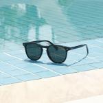 CARFIA Black Retro Polarized Sunglasses for Men