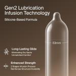 FAMA Ultra Thin Extra Lubricated Condoms - 36 Count