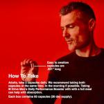 Mdrive Daily Performance Supplement for Men, 60 Capsules