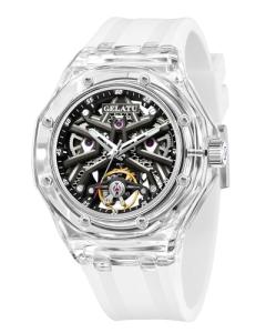 OLEVS Men's Skeleton Automatic Watch with Luminous Strap