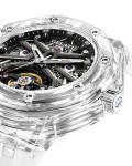 OLEVS Men's Skeleton Automatic Watch with Luminous Strap