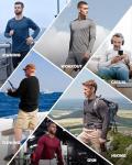 7 Pack Men's Long Sleeve Quick Dry Shirts