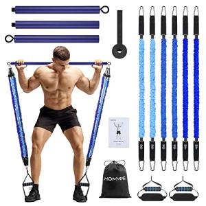 Portable Pilates Bar Kit with Resistance Bands
