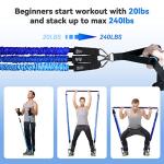Portable Pilates Bar Kit with Resistance Bands