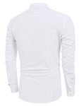 COOFANDY Men's Long Sleeve Cotton Henley Shirt