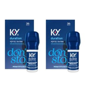 K-Y Duration Desensitizer Spray for Men - 2 Pack