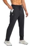 Men's Tapered Sweatpants with Zipper Pockets