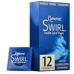 Kimono Swirl Condoms 12 Pack - Extreme Sensations