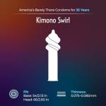 Kimono Swirl Condoms 12 Pack - Extreme Sensations